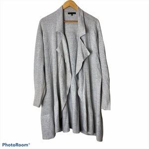 Napa Valley Open Front Long Knit Cardigan